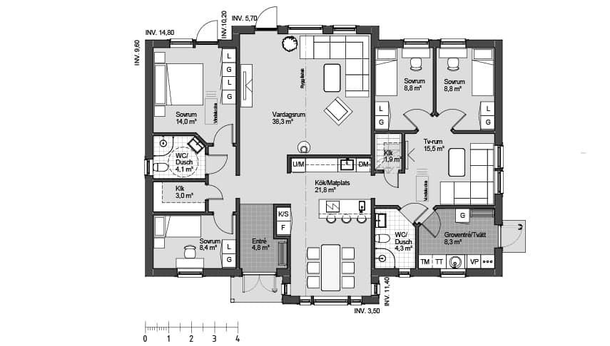 Forsvik 1 planritning