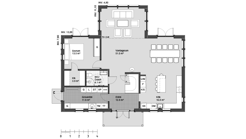 Lovisedal 1 planritning