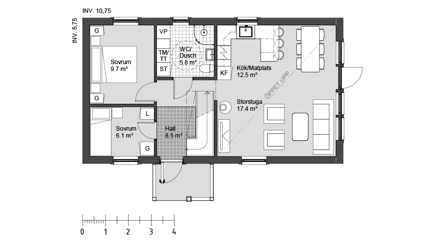 Rönnskär 77 planritning