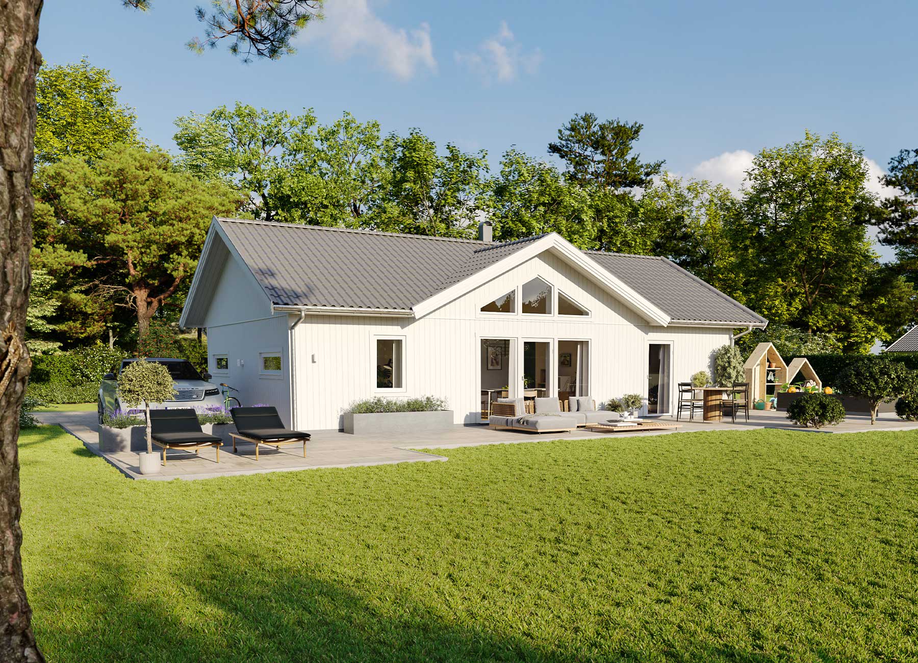 Bild på 1-planshuset Karisma 90