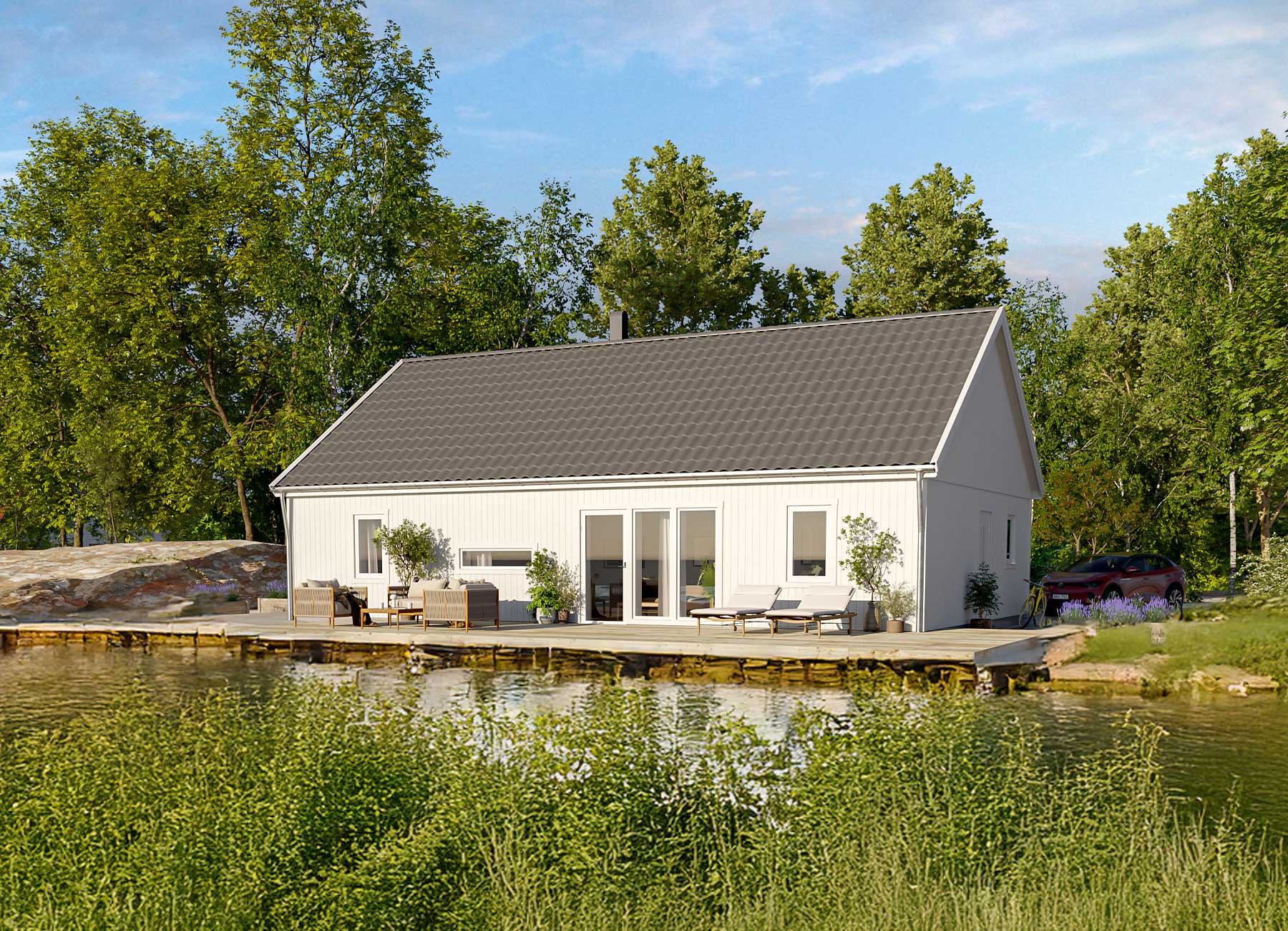 Bild på 1-planshuset Karisma 101