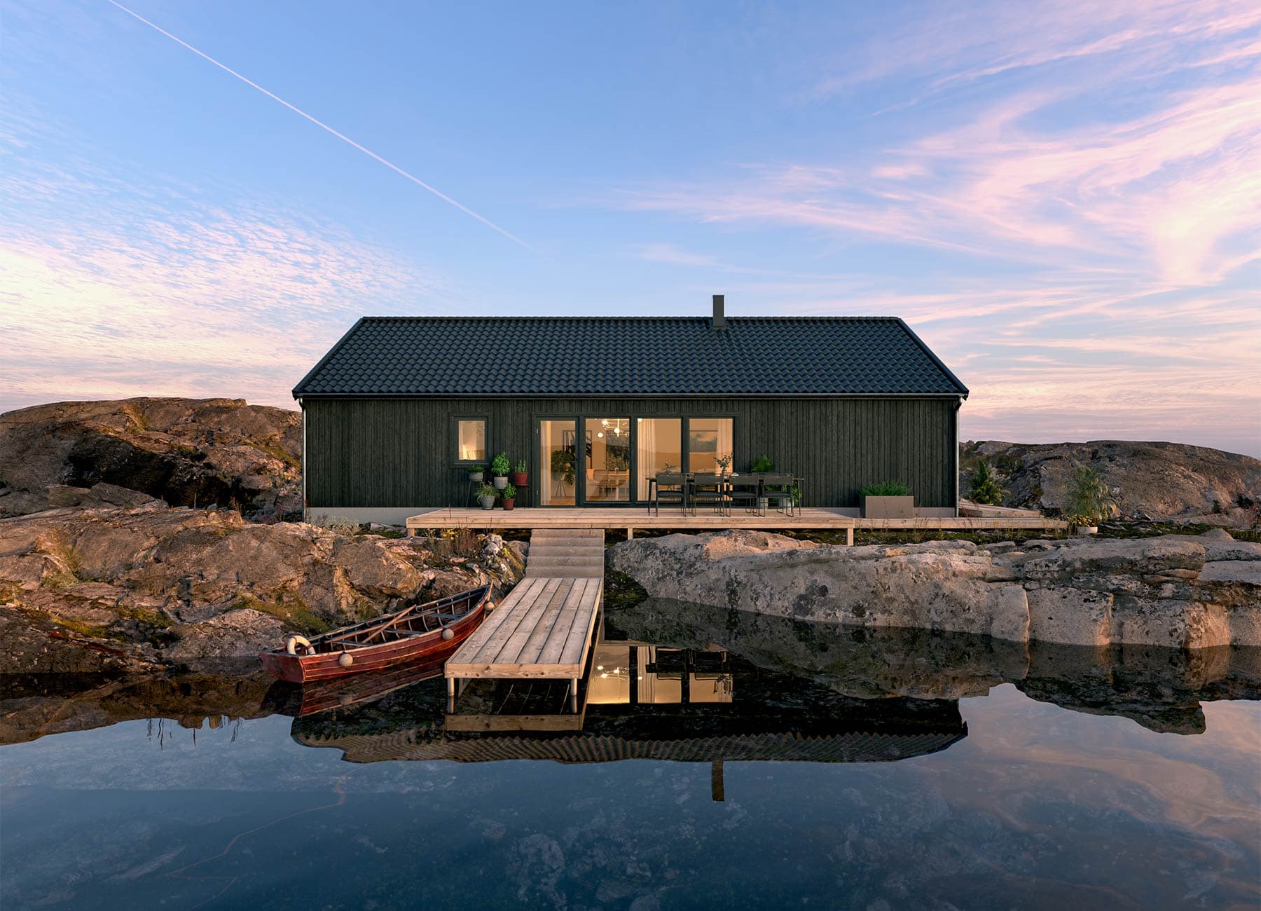 Bild på 1-planshuset Karisma 121