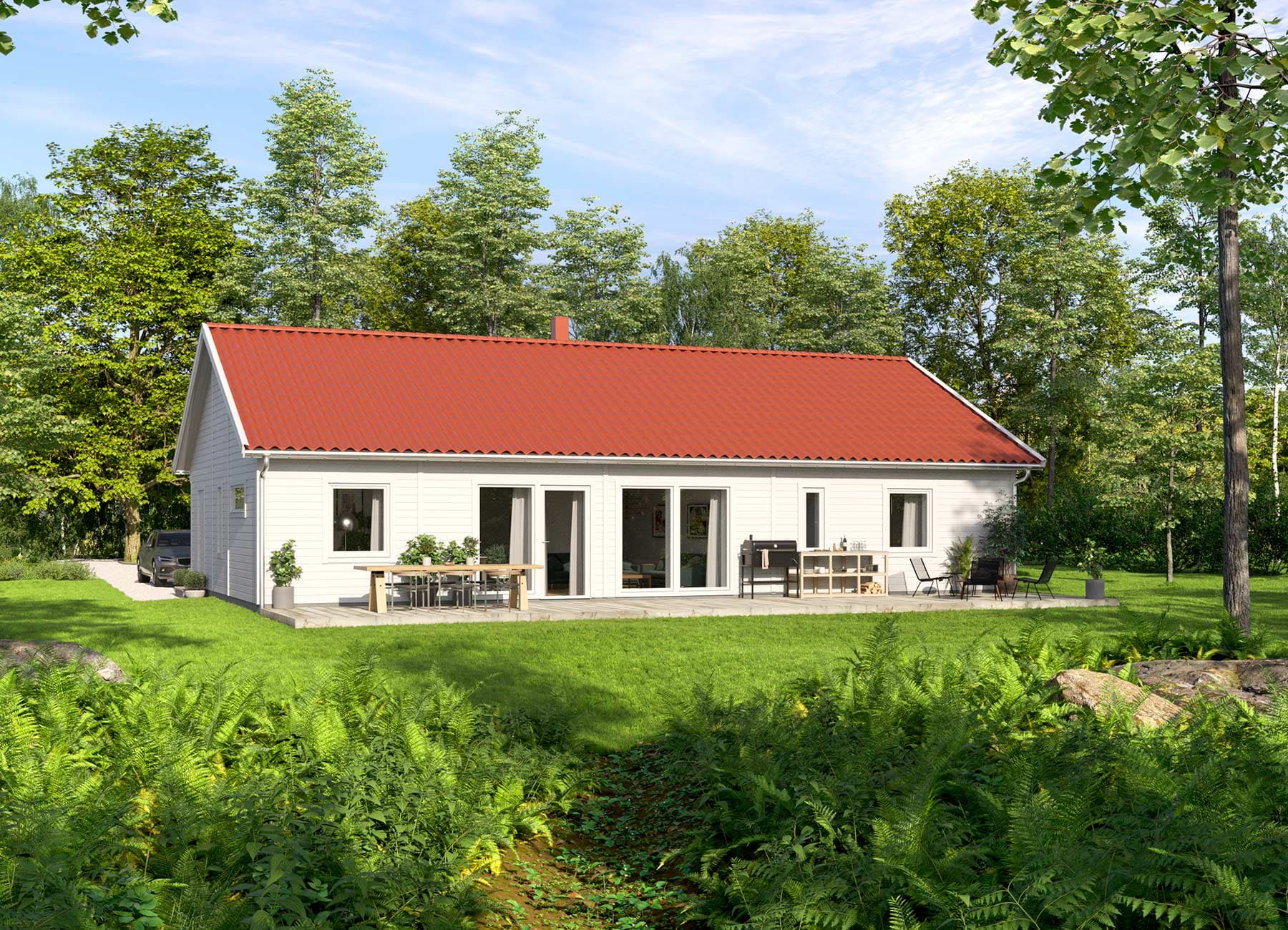 Bild på 1-planshuset Karisma 126