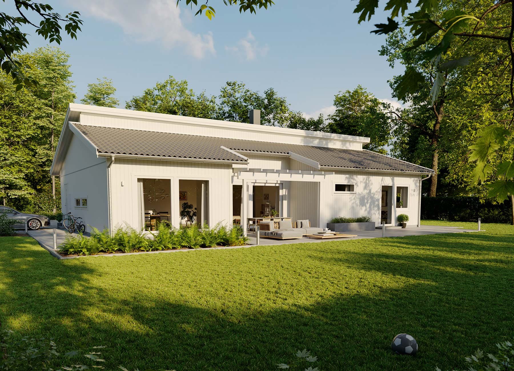 Bild på 1-planshuset Karisma 134