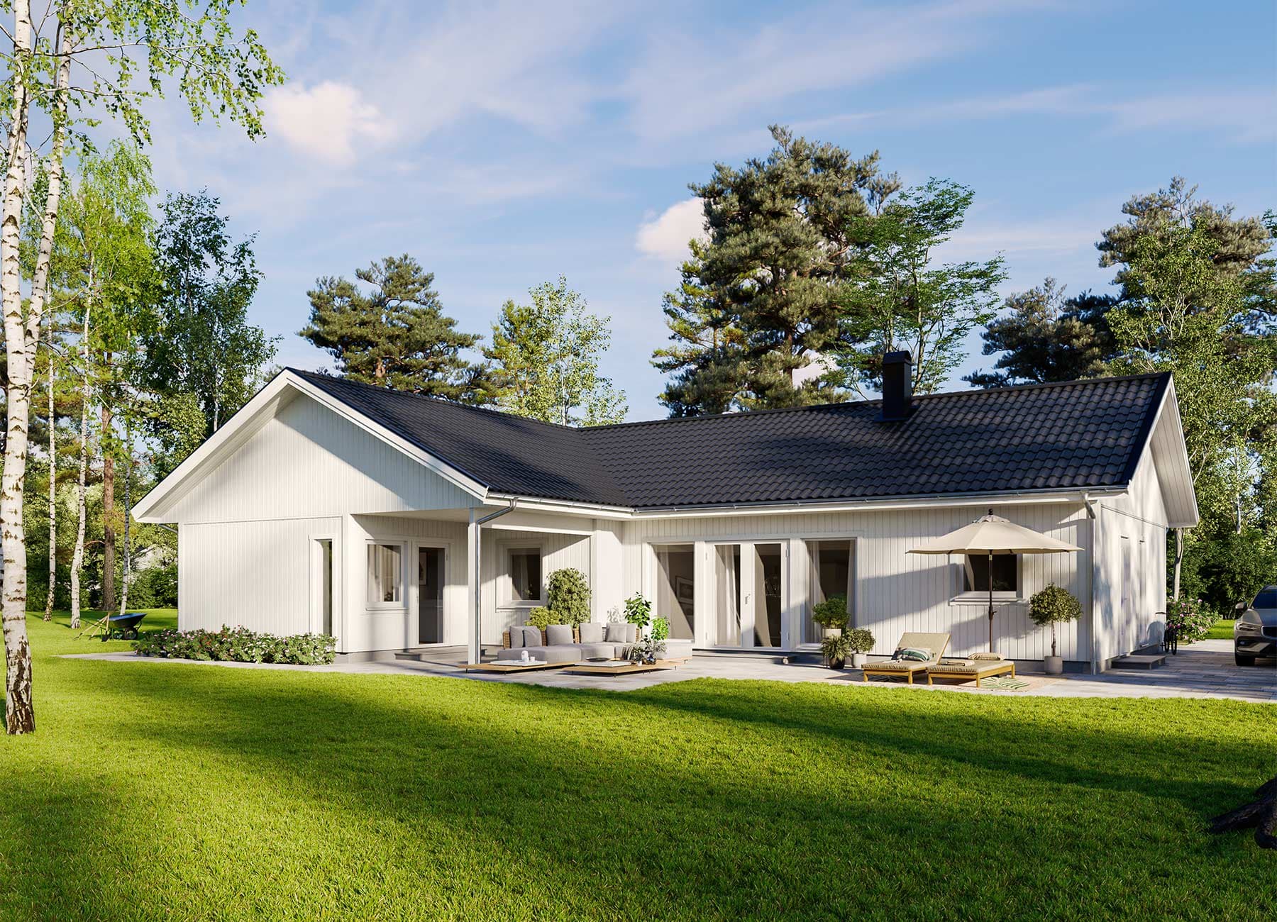 Bild på 1-planshuset Karisma 145