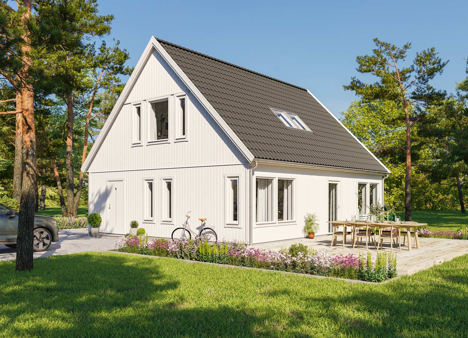 Bild på 1½-planshuset Scandinavia 134