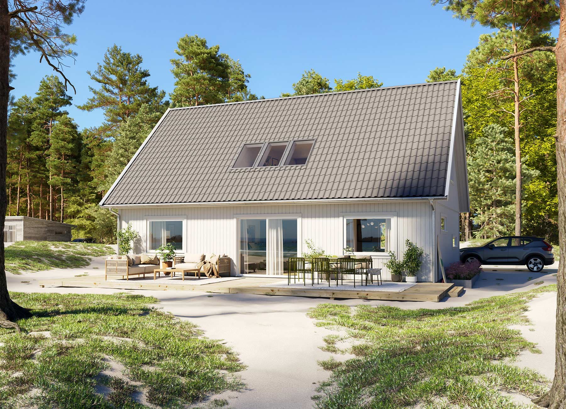 Bild på 1½-planshuset Scandinavia 152