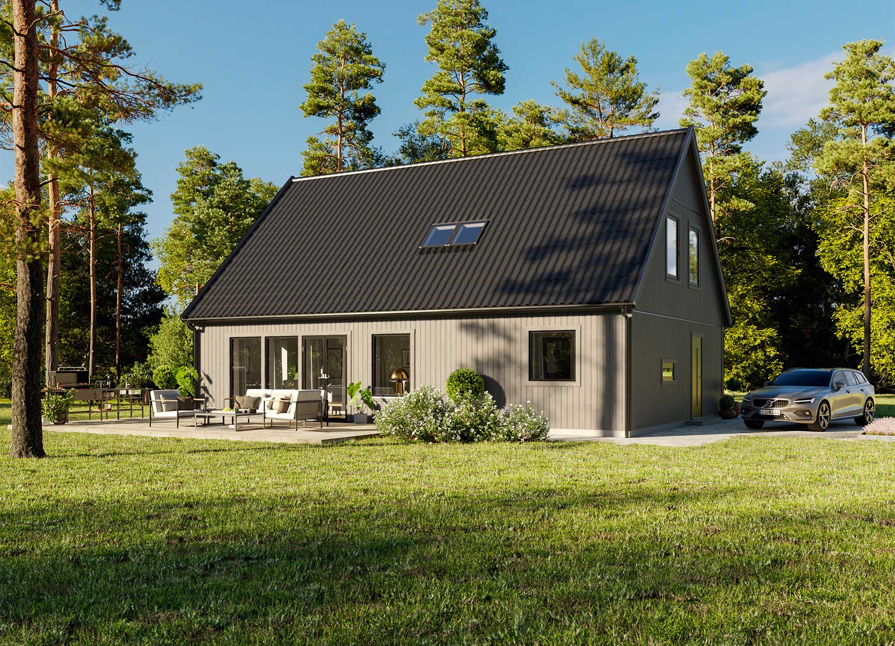 Bild på 1½-planshuset Scandinavia 153