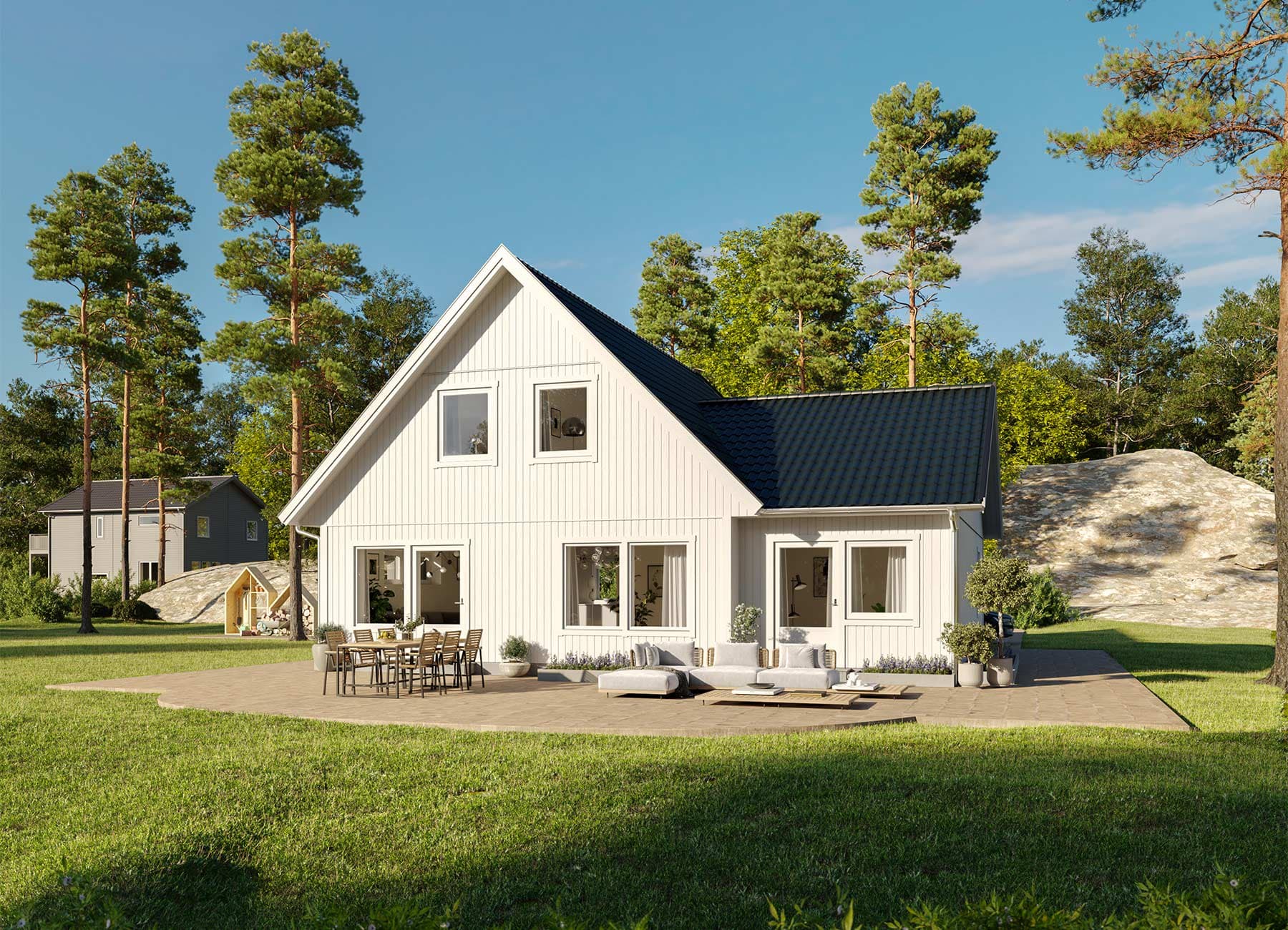 Bild på 1½-planshuset Scandinavia 160