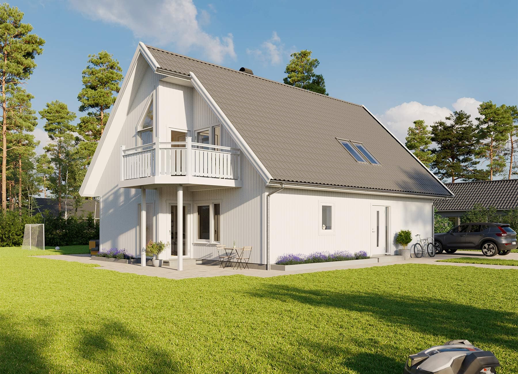 Bild på 1½-planshuset Scandinavia 166