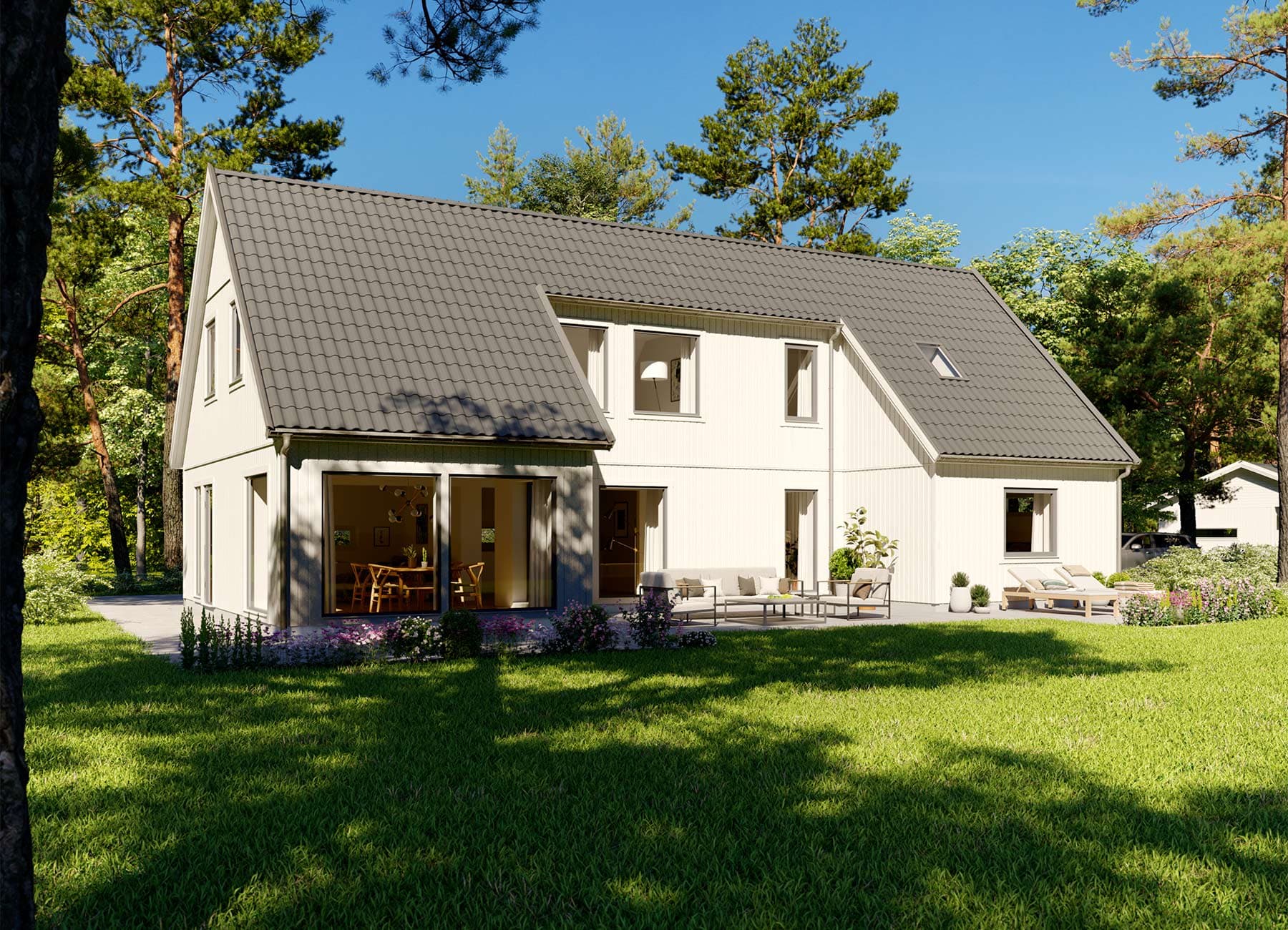 Bild på 1½-planshuset Scandinavia 172