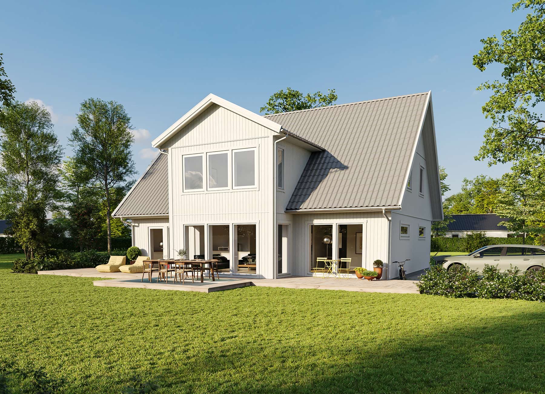 Bild på 1½-planshuset Scandinavia 198