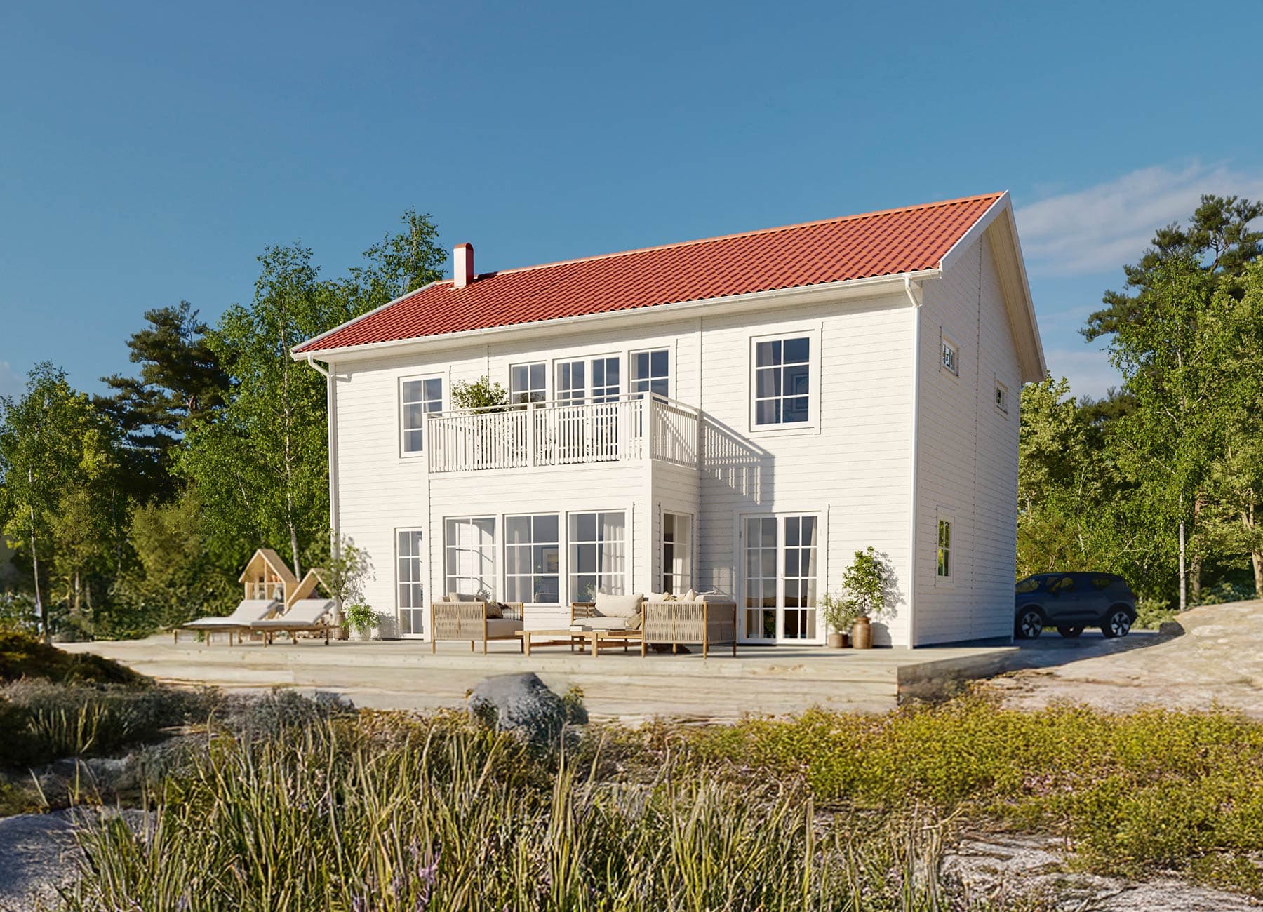 Bild på 2-planshuset Nova 162