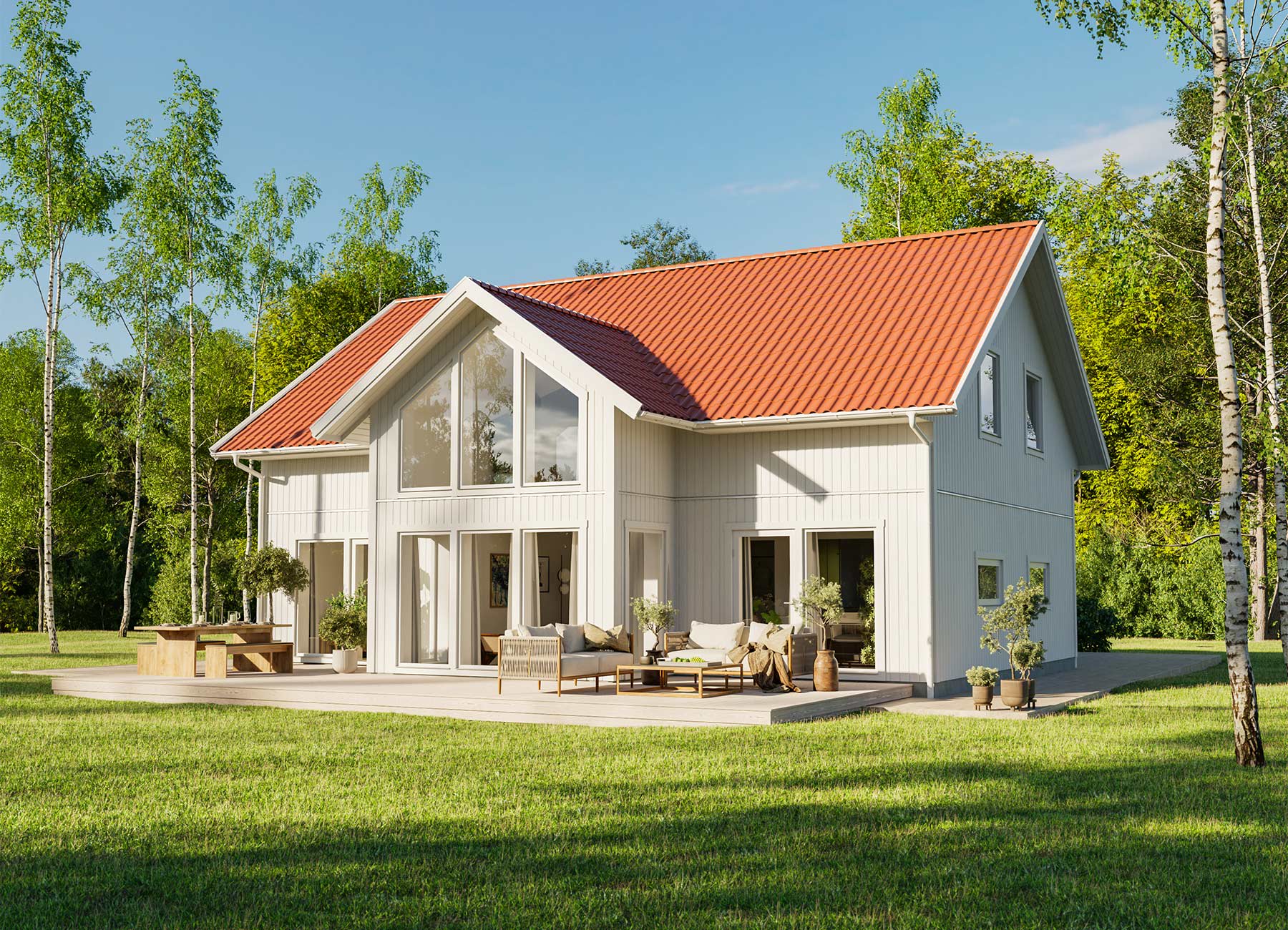 Bild på 2-planshuset Nova 180