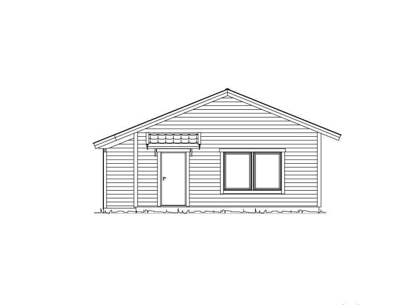 Gavelfasad (klicka för förstoring)