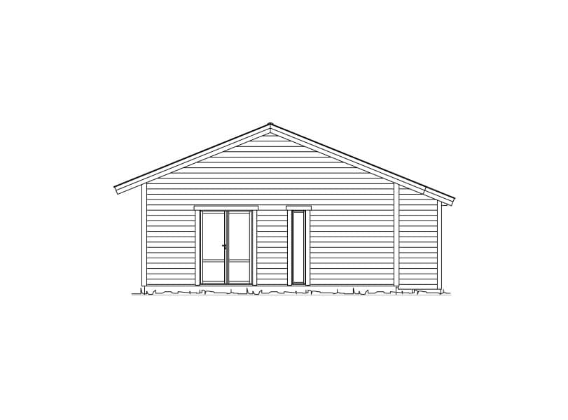 Gavelfasad (klicka för förstoring)