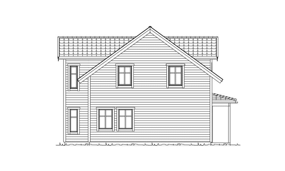 Gavelfasad (klicka för förstoring)