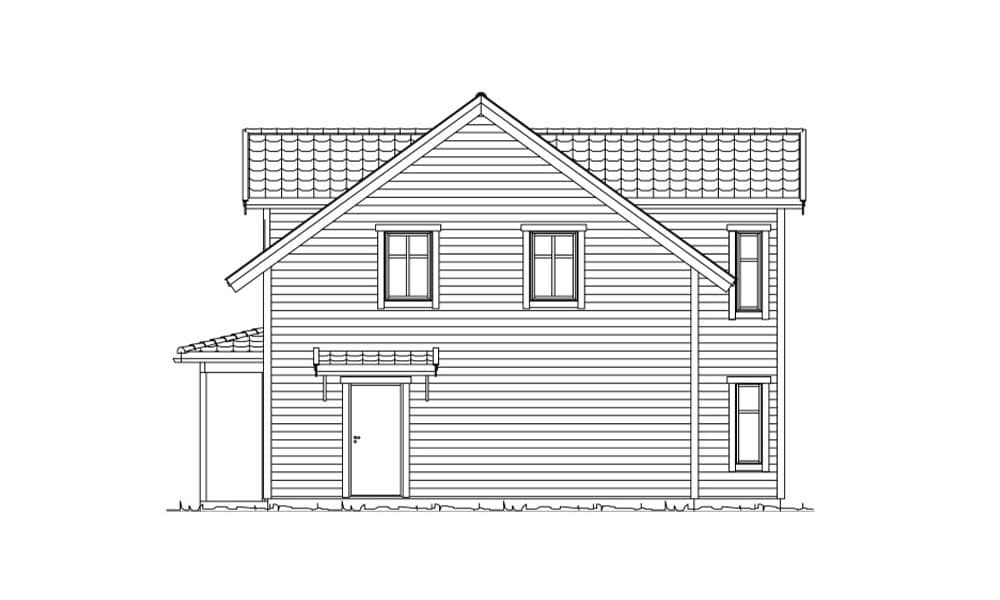 Gavelfasad (klicka för förstoring)