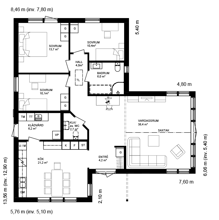 Sjögläntan planritning 1