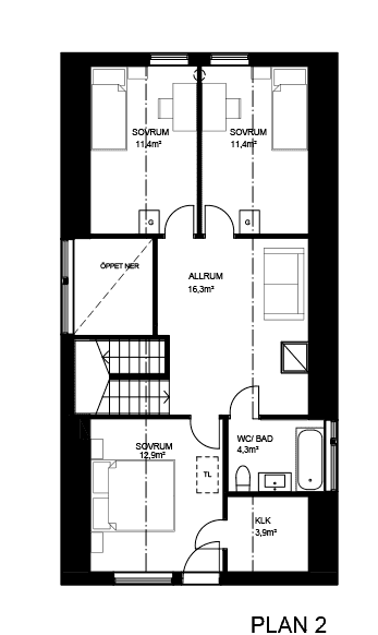 Hasselbacken planritning 1