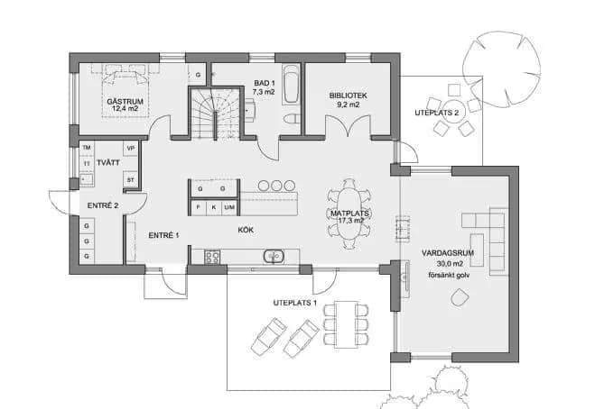 Hus 302 planritning 1