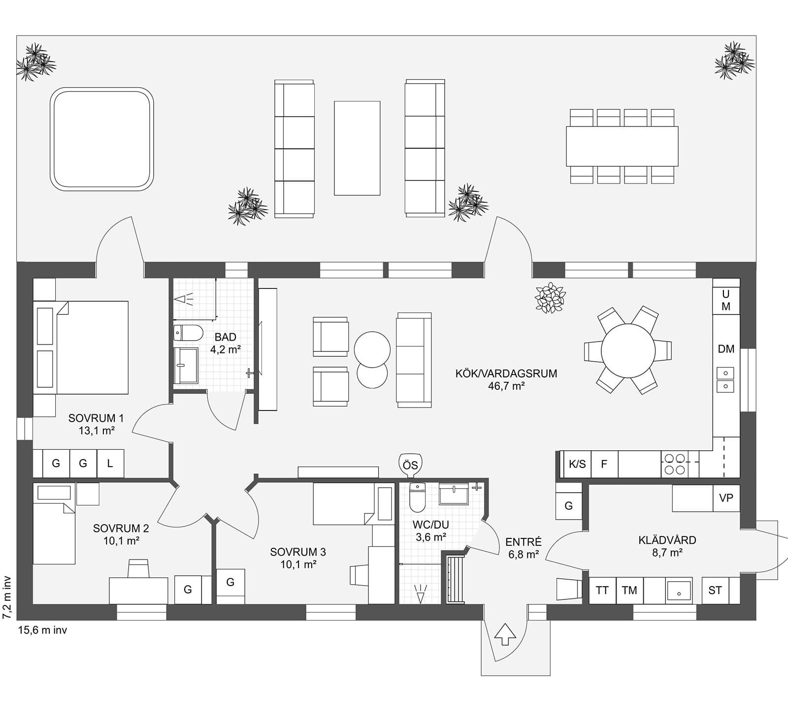 Gläntan 112 planritning 2