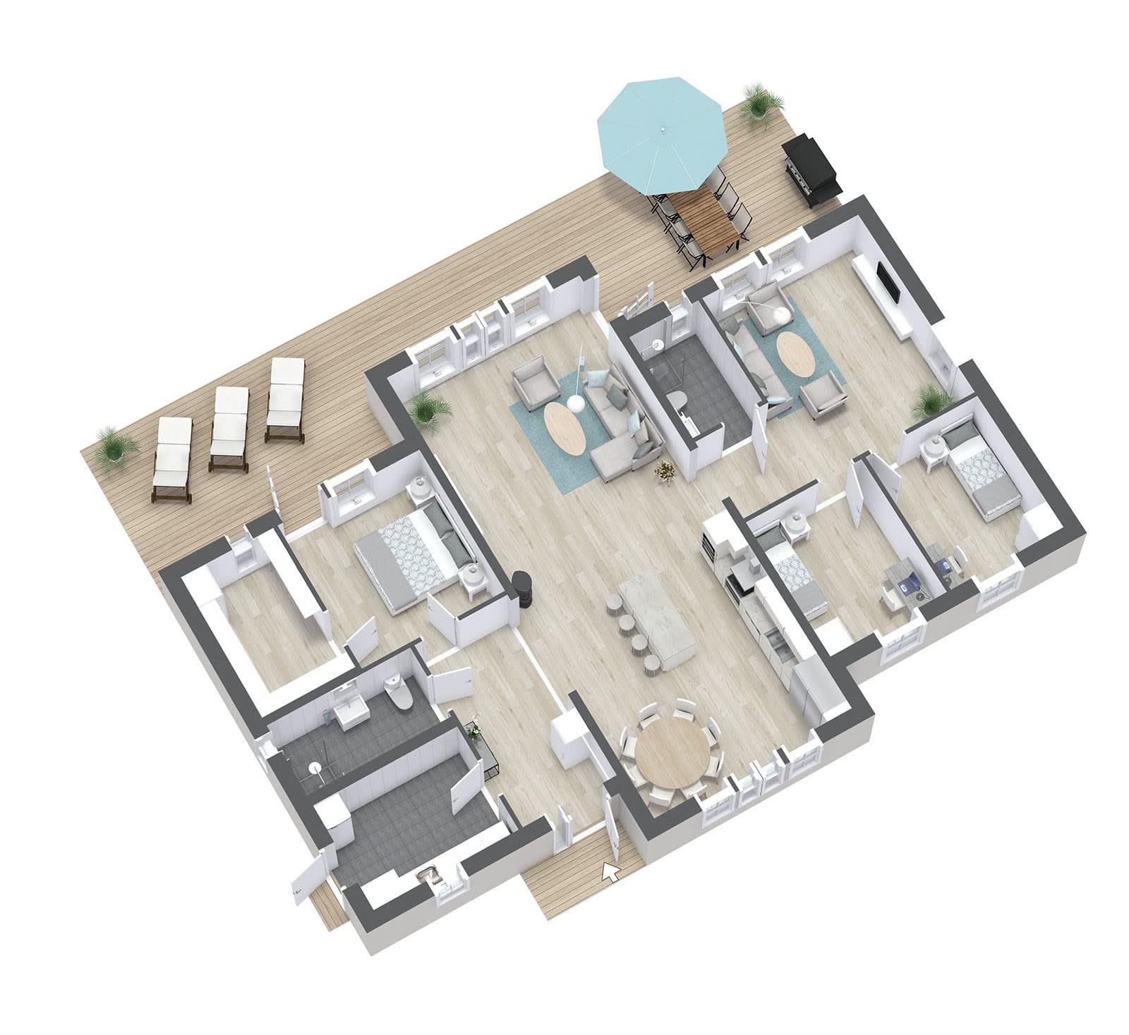 Villa Briljant 156 planritning 2