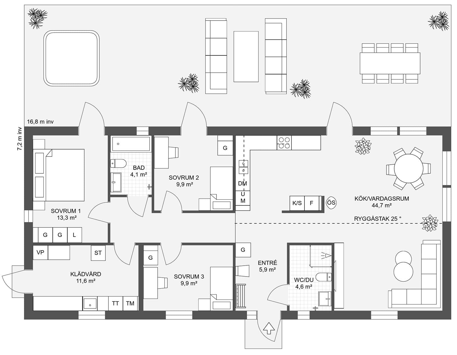 Ängen 121 planritning 1