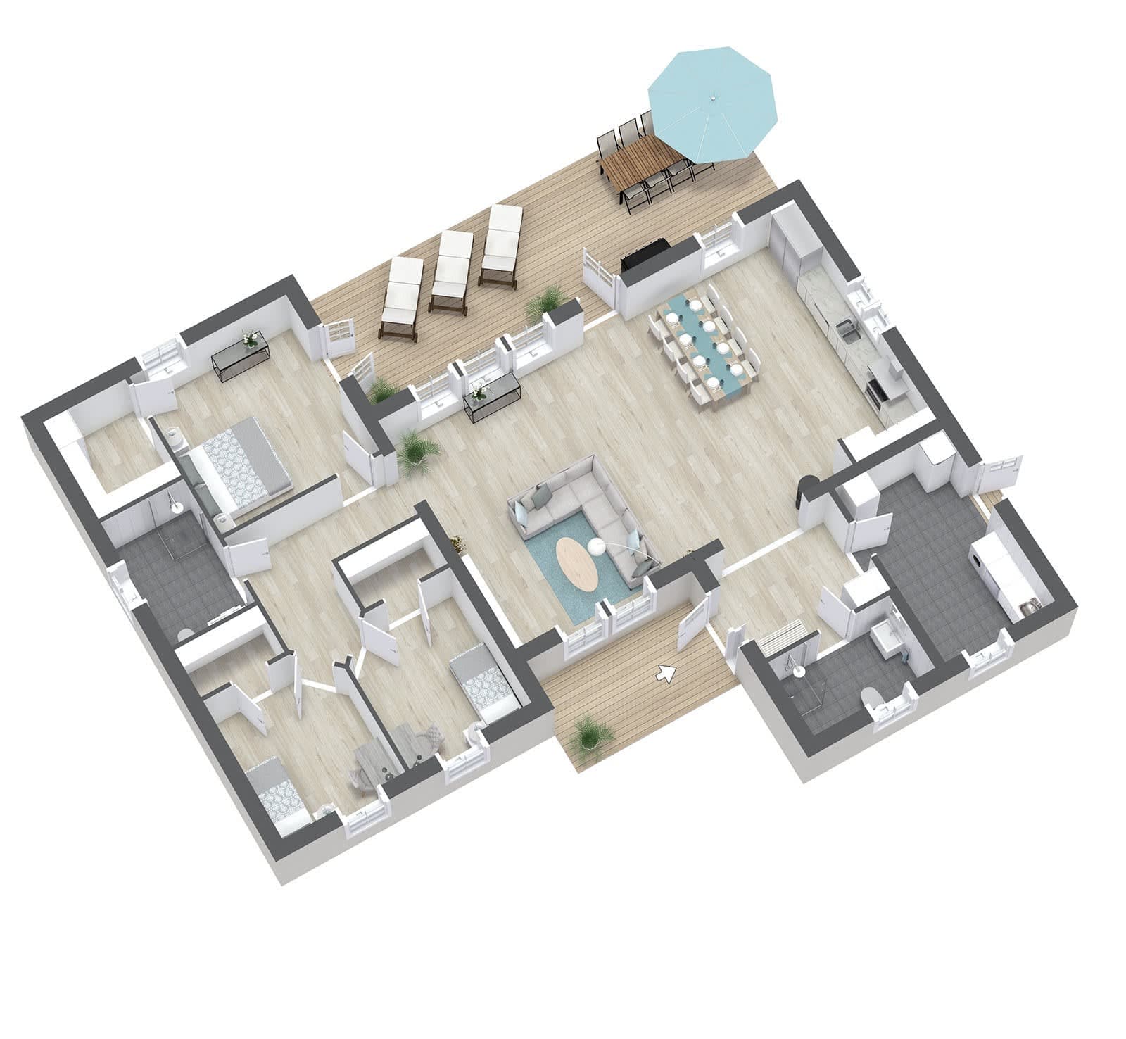 Villa Fridfull 158 planritning 2