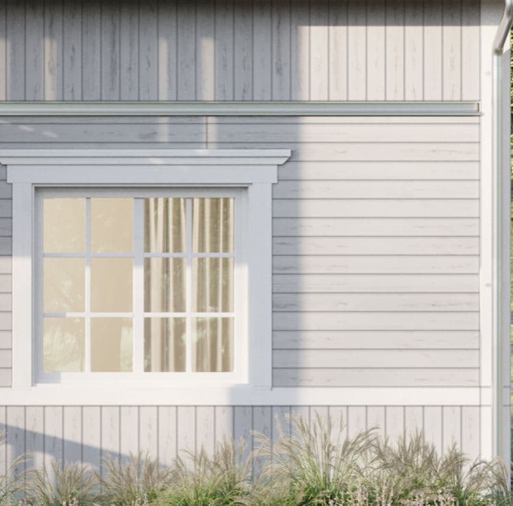 Stående och liggande panel, sk Sekelskiftespanel