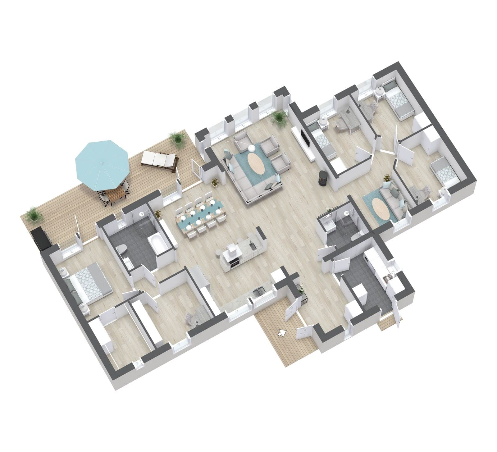 Villa Solid 177 planritning 2