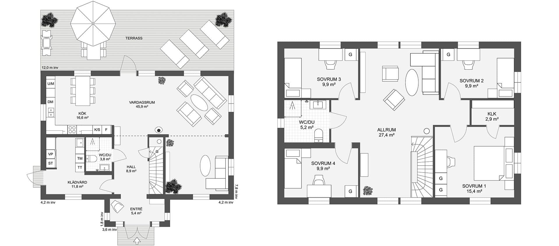 Villa Idyll 194 planritning 2