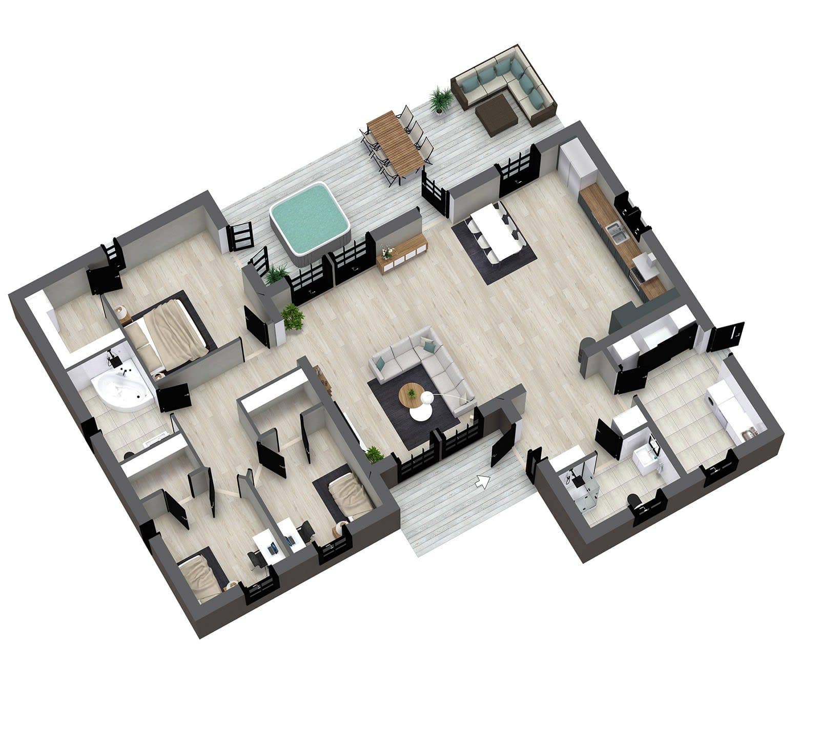 Lunden 158 planritning 2