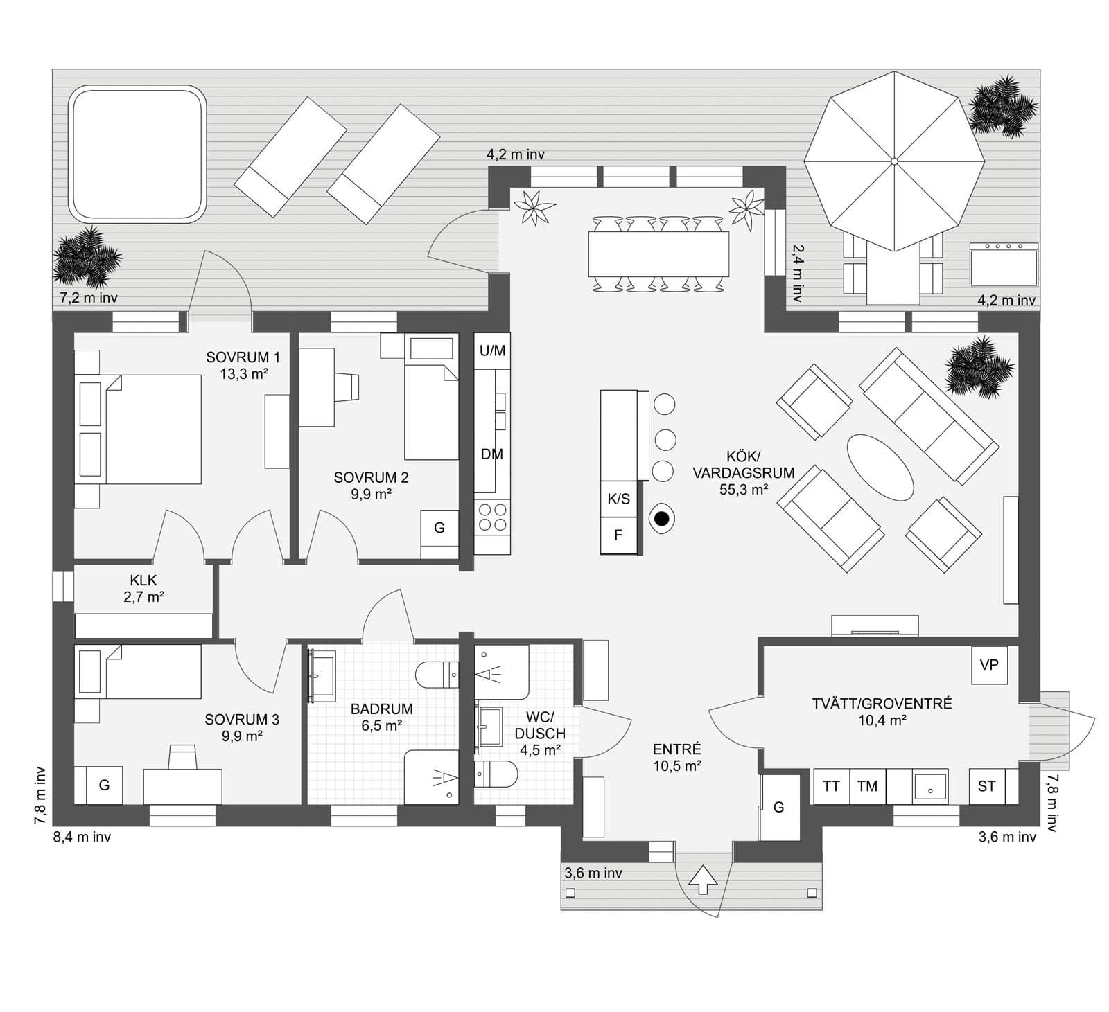 Trend 134 planritning 1