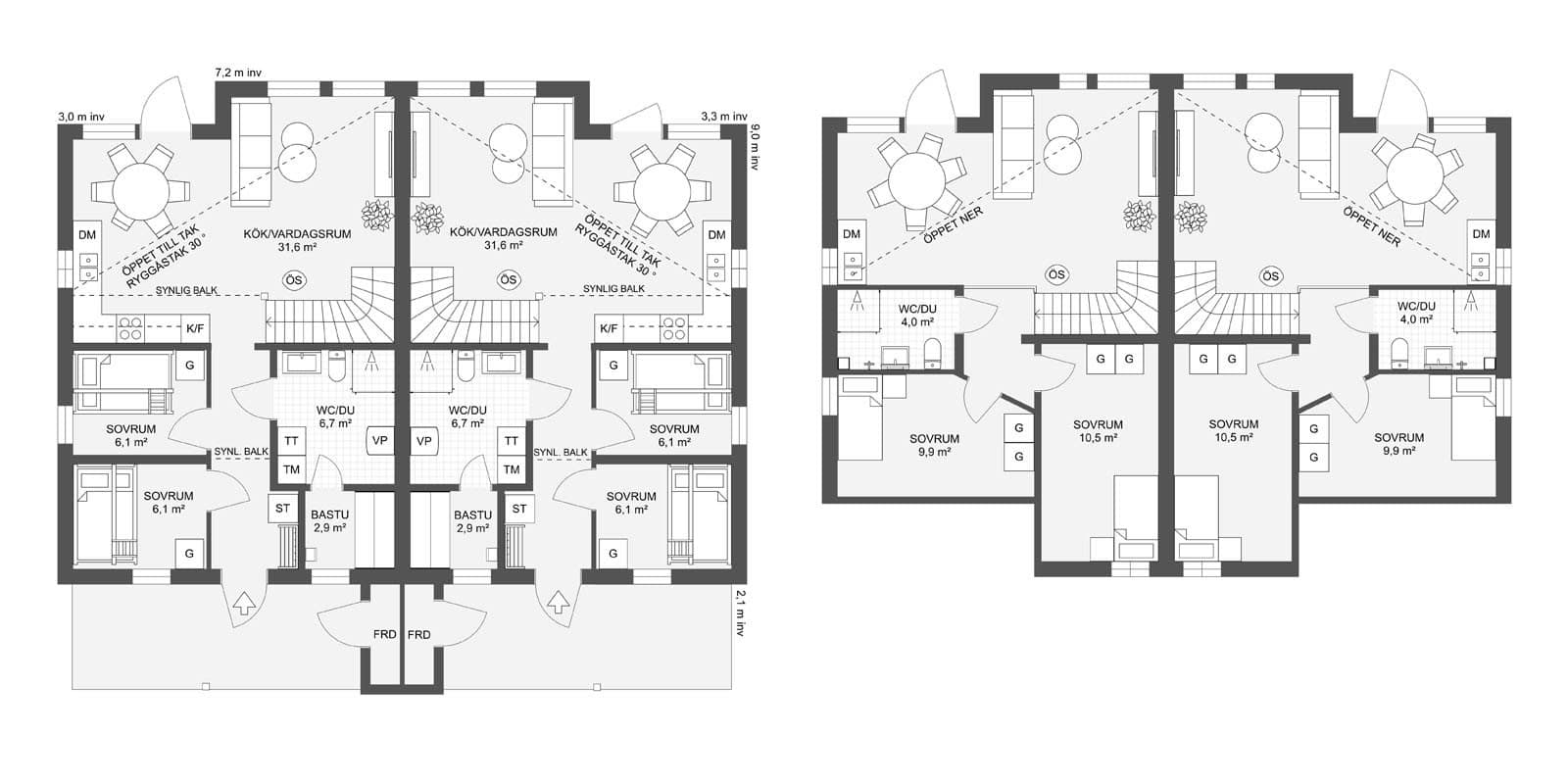 Harmoni 93 + 93 planritning 1