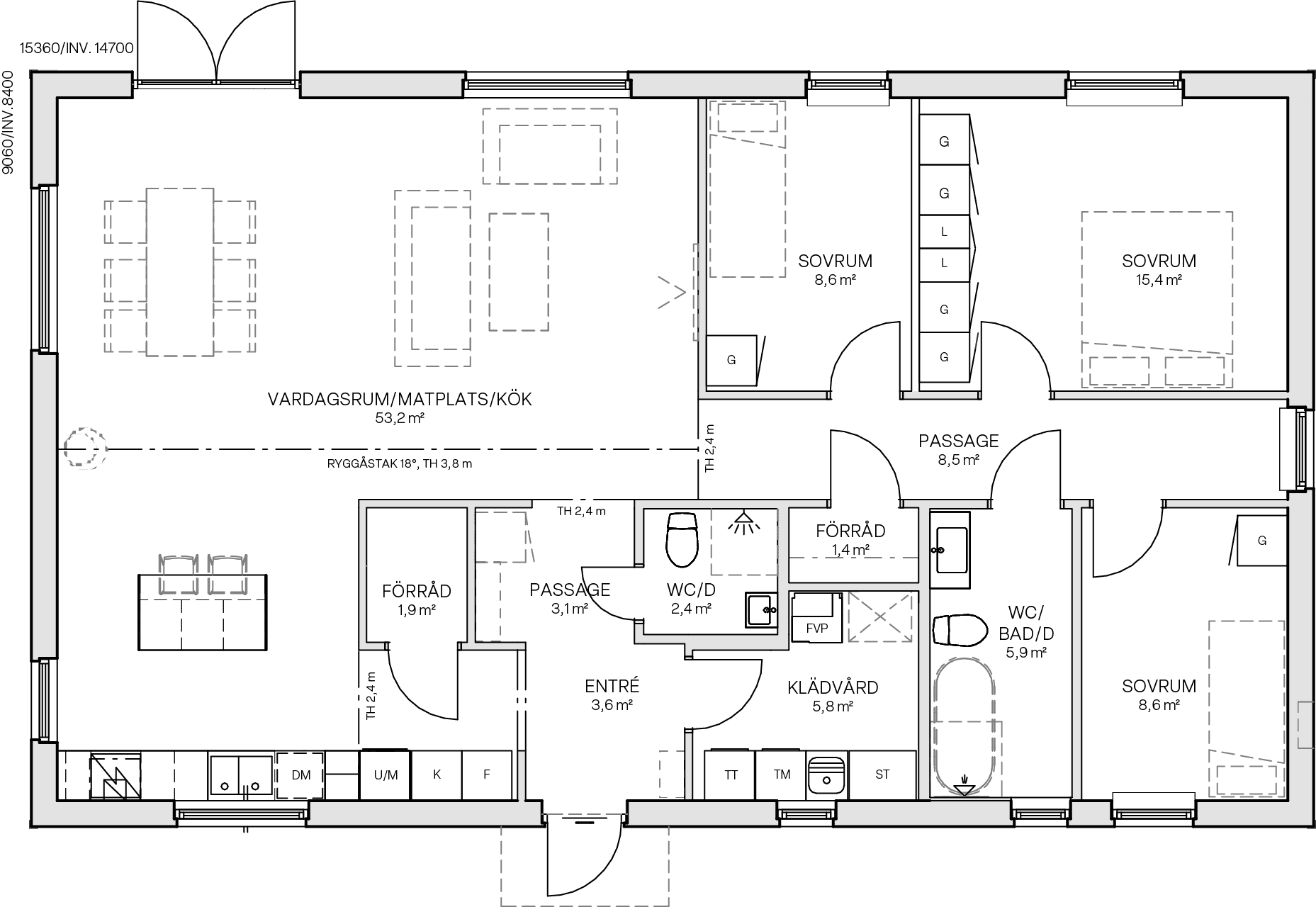Villa Annedal planritning