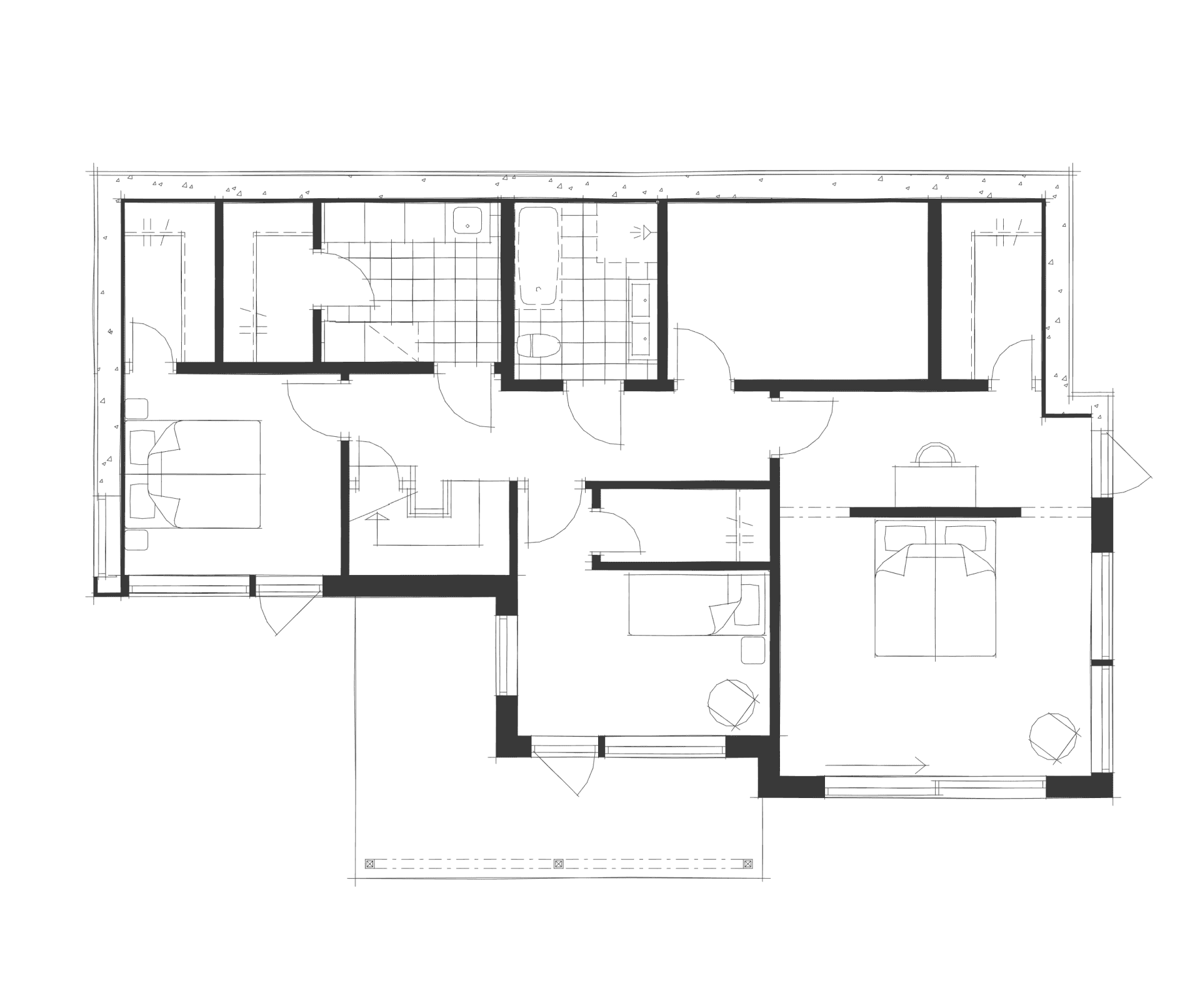 Villa Björnänge planritning 1