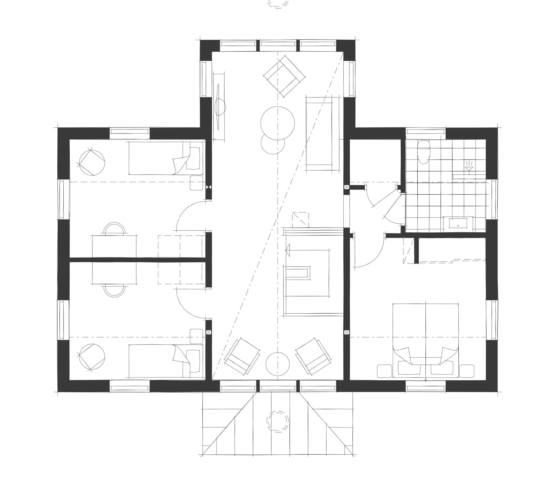 Villa Grindstorp planritning 1