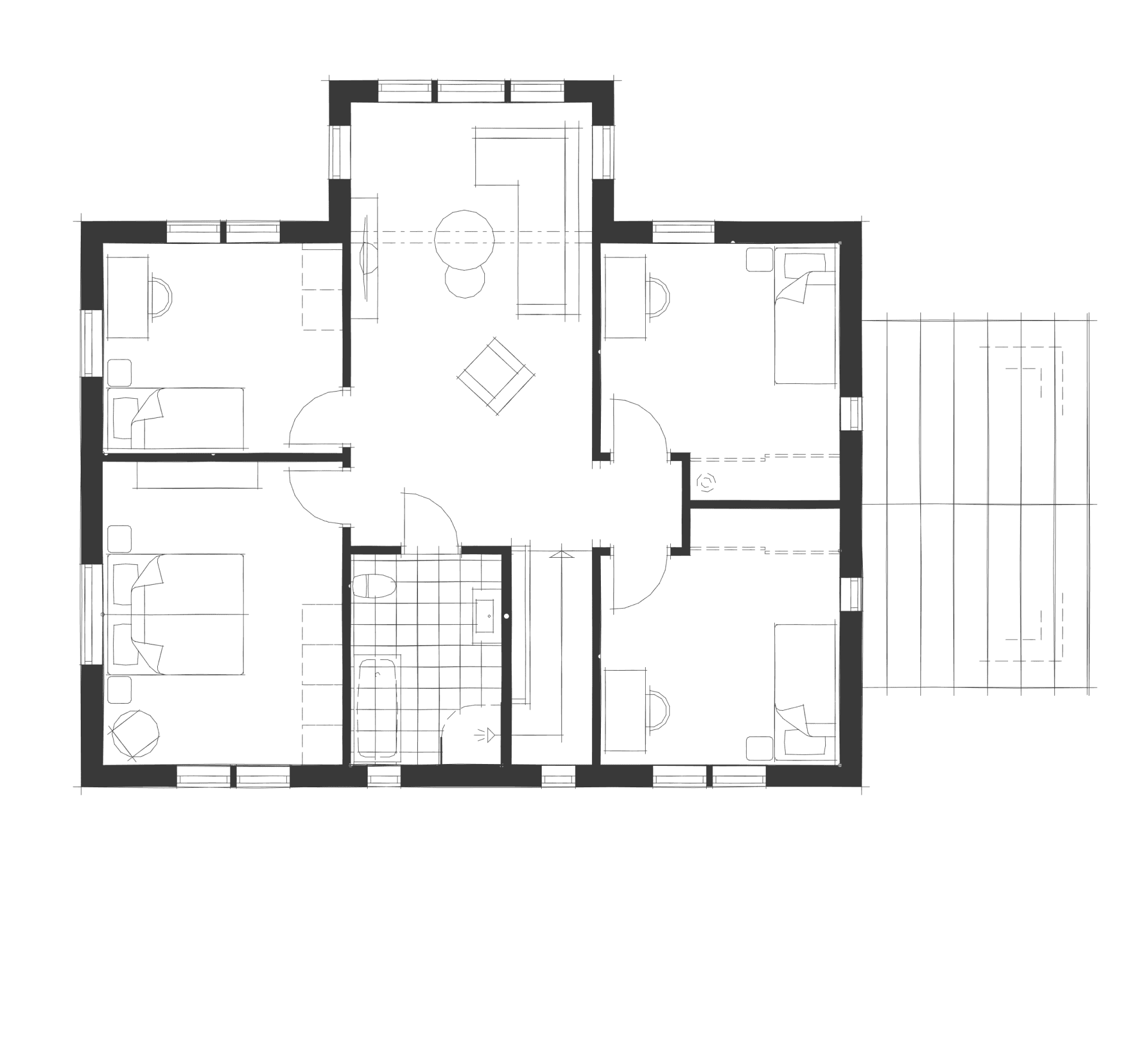 Villa Gränö planritning 1