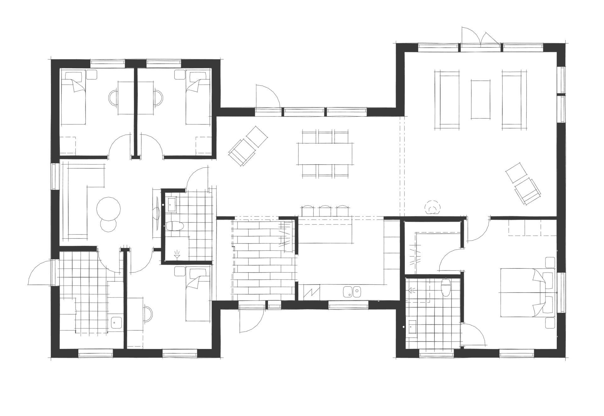 Villa Ljunga planritning 1