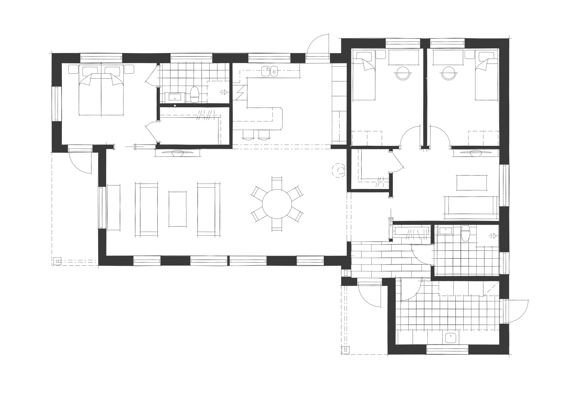 Villa Borgeby planritning 1