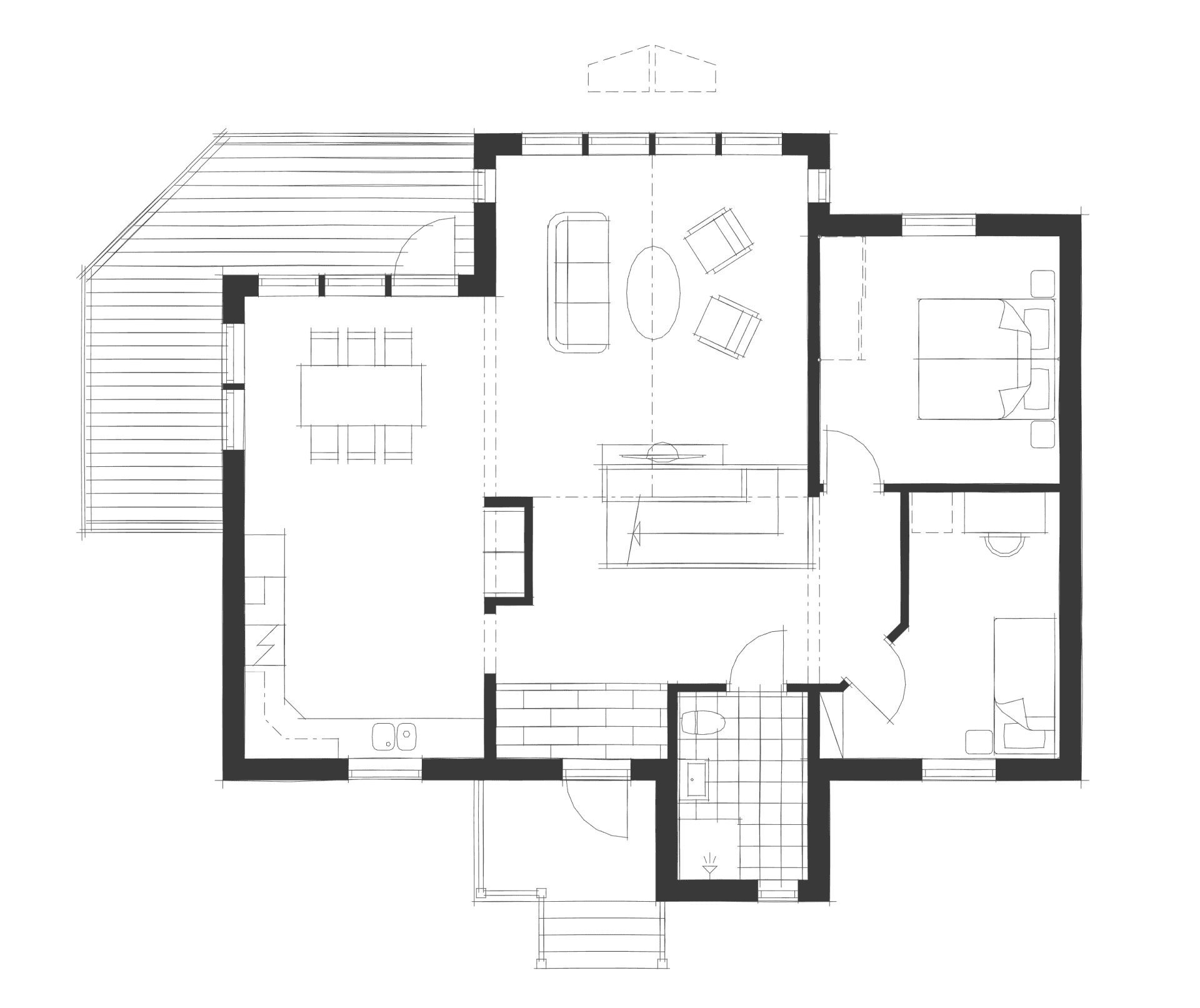 Villa Östanskog planritning 2