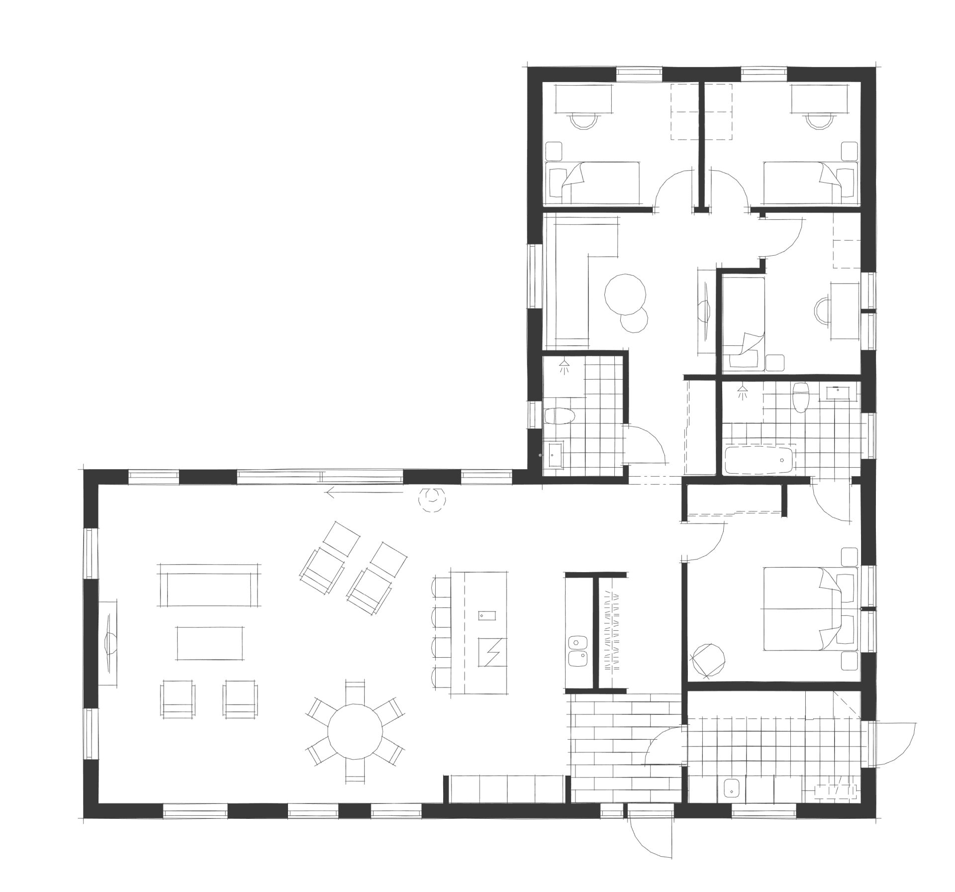 Villa Tylö planritning 1