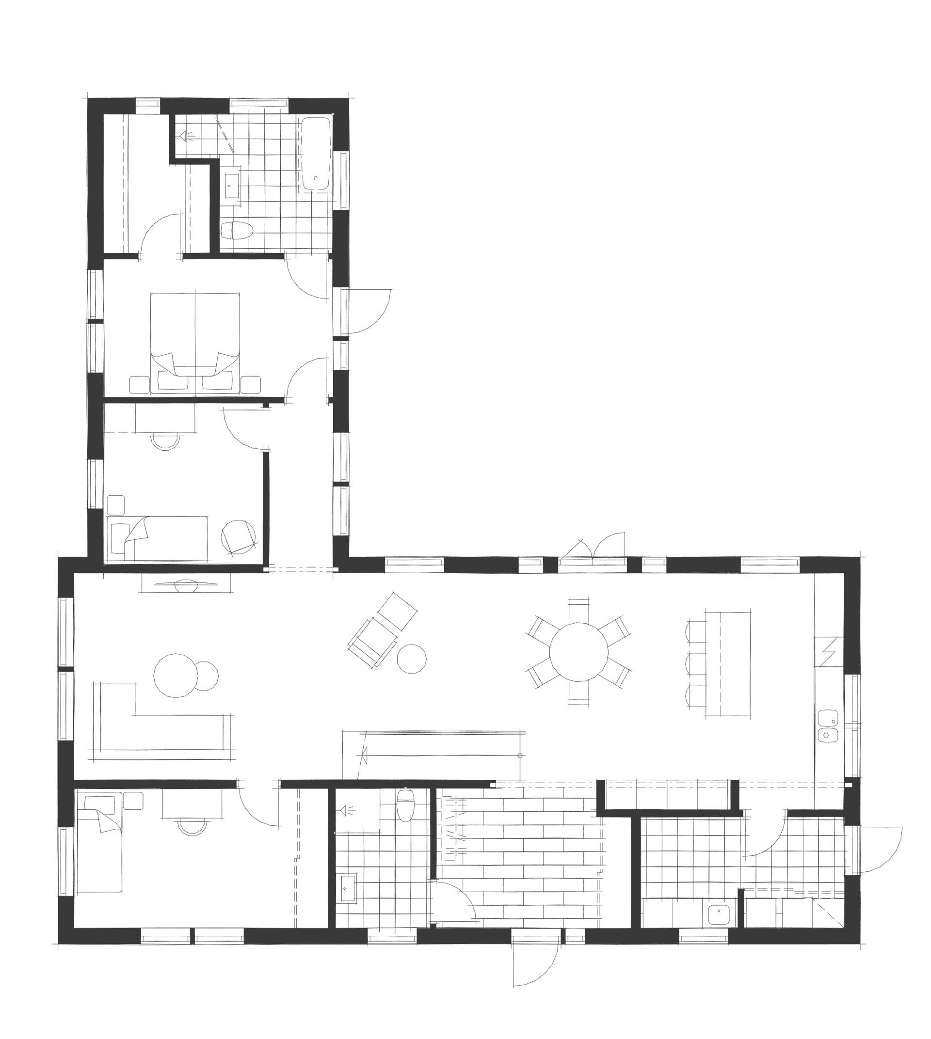Villa Sjöbo planritning 2