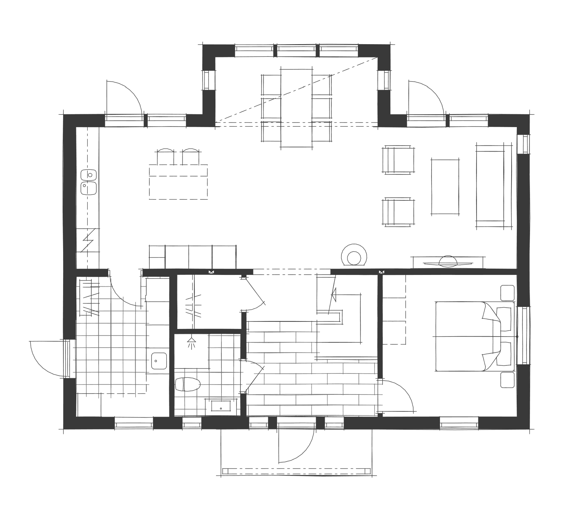Villa Näsudden planritning 1