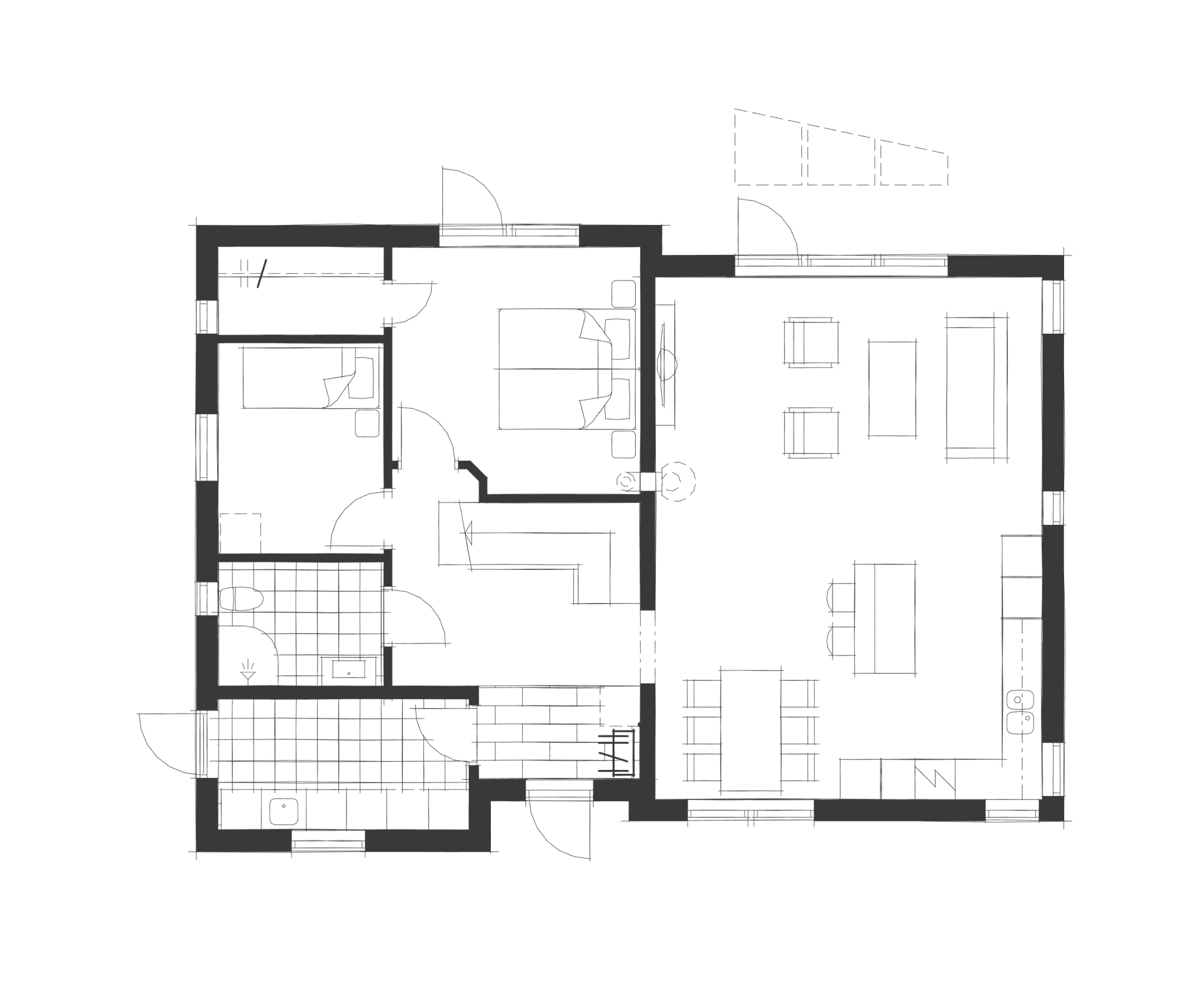 Villa Lönås planritning 2