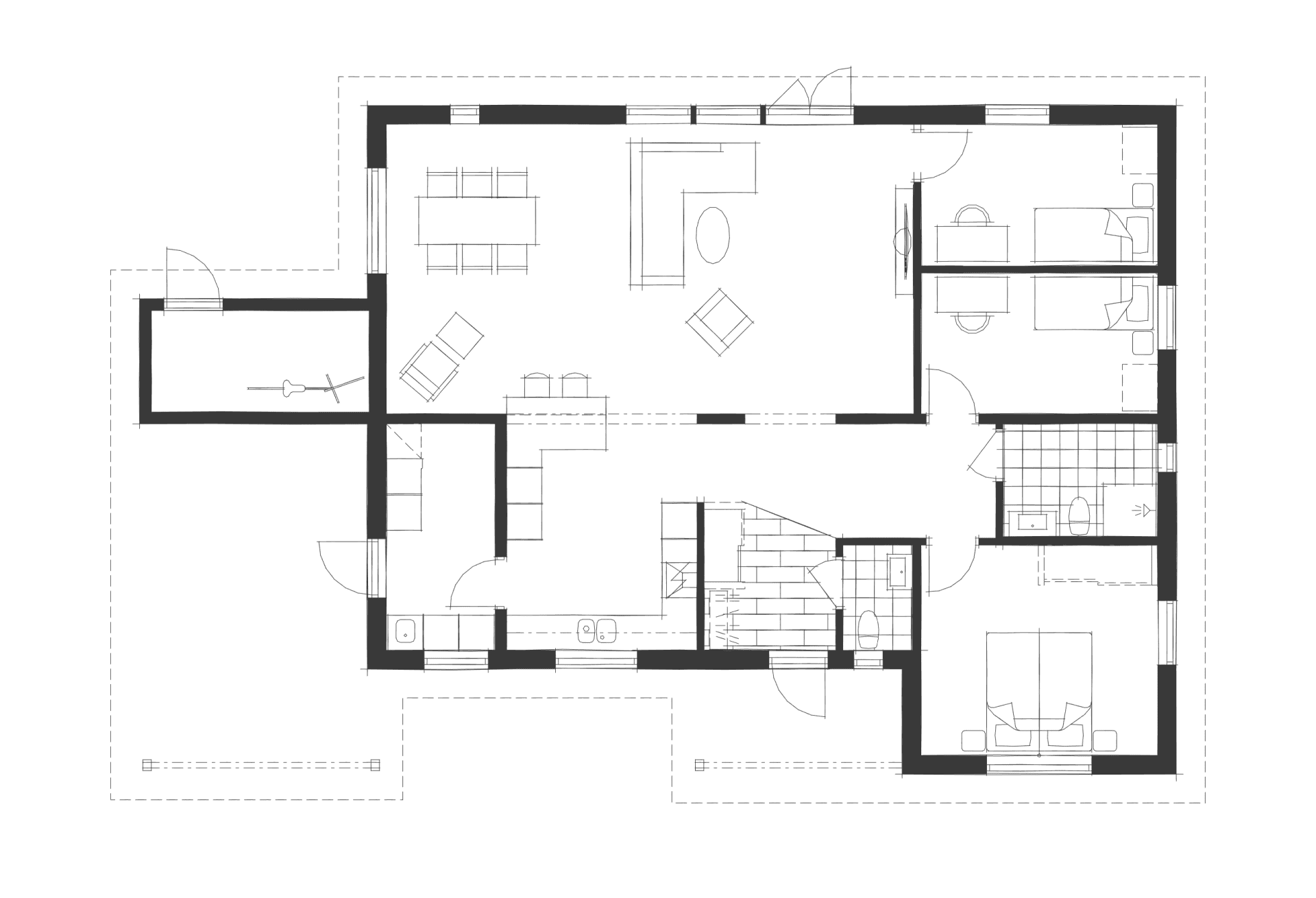 Villa Laholm planritning 1