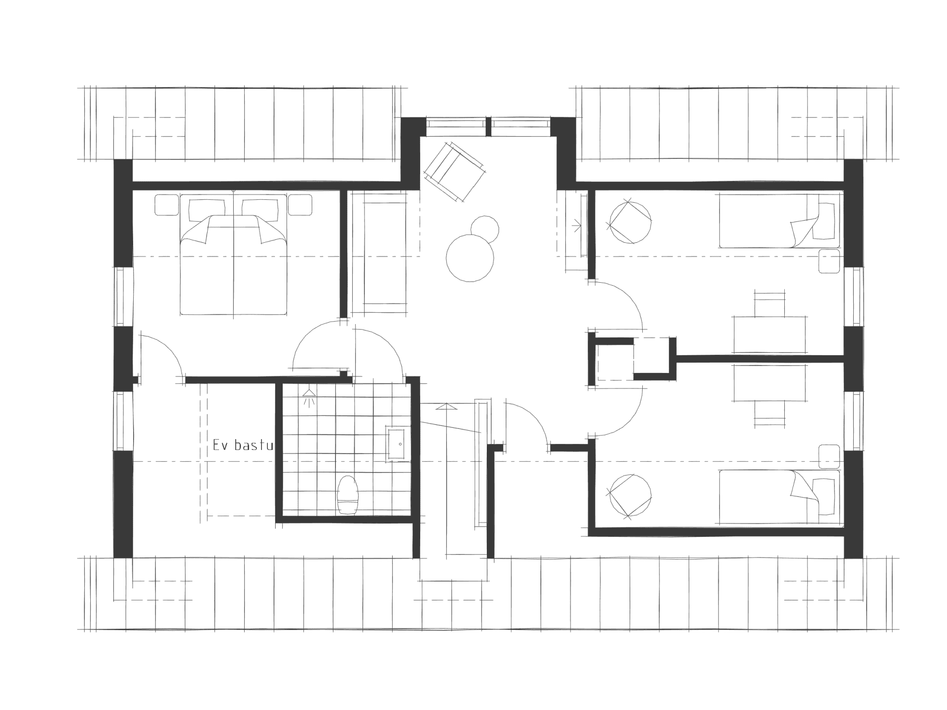 Villa Klockebo planritning 1