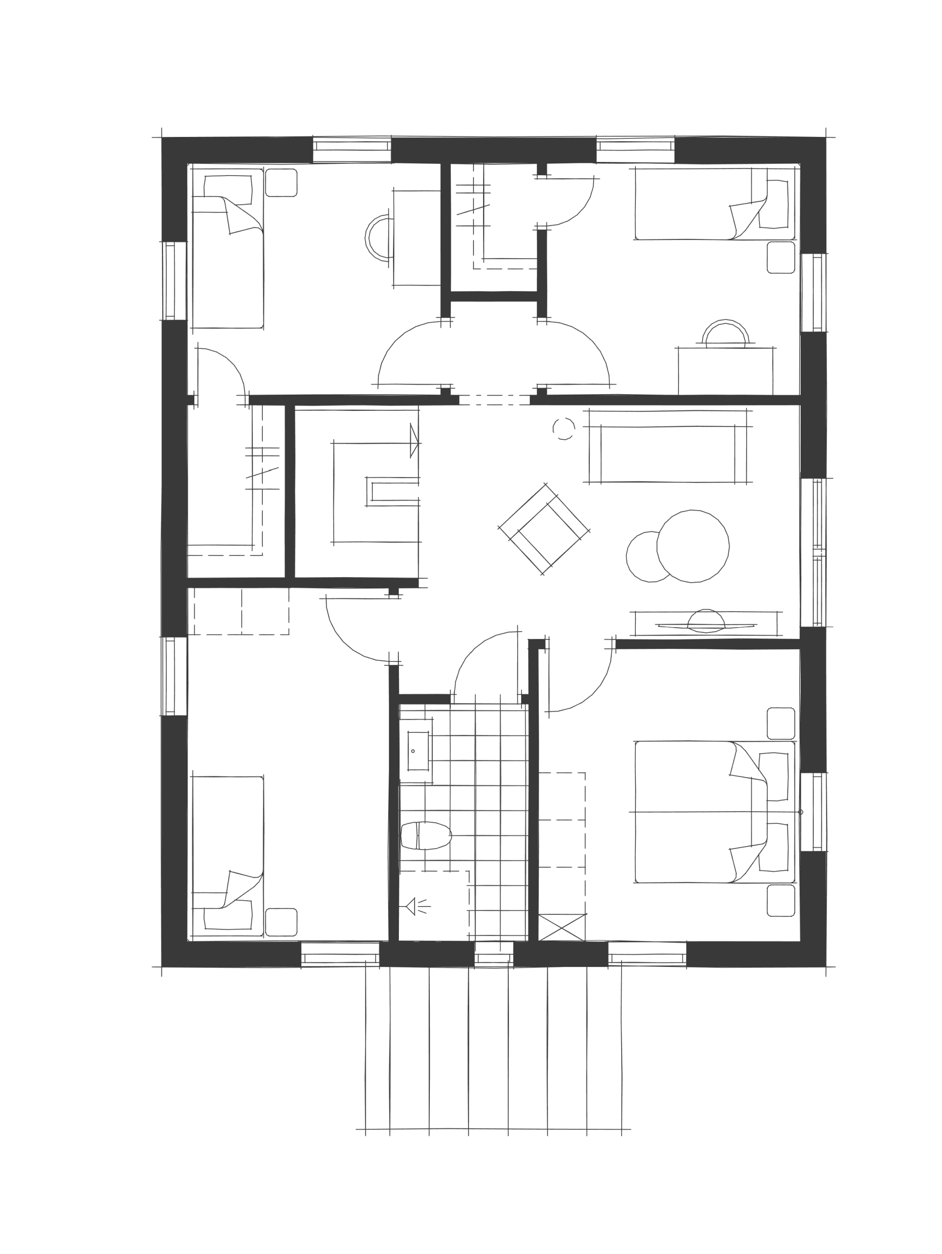 Villa Hjärtlanda planritning 1