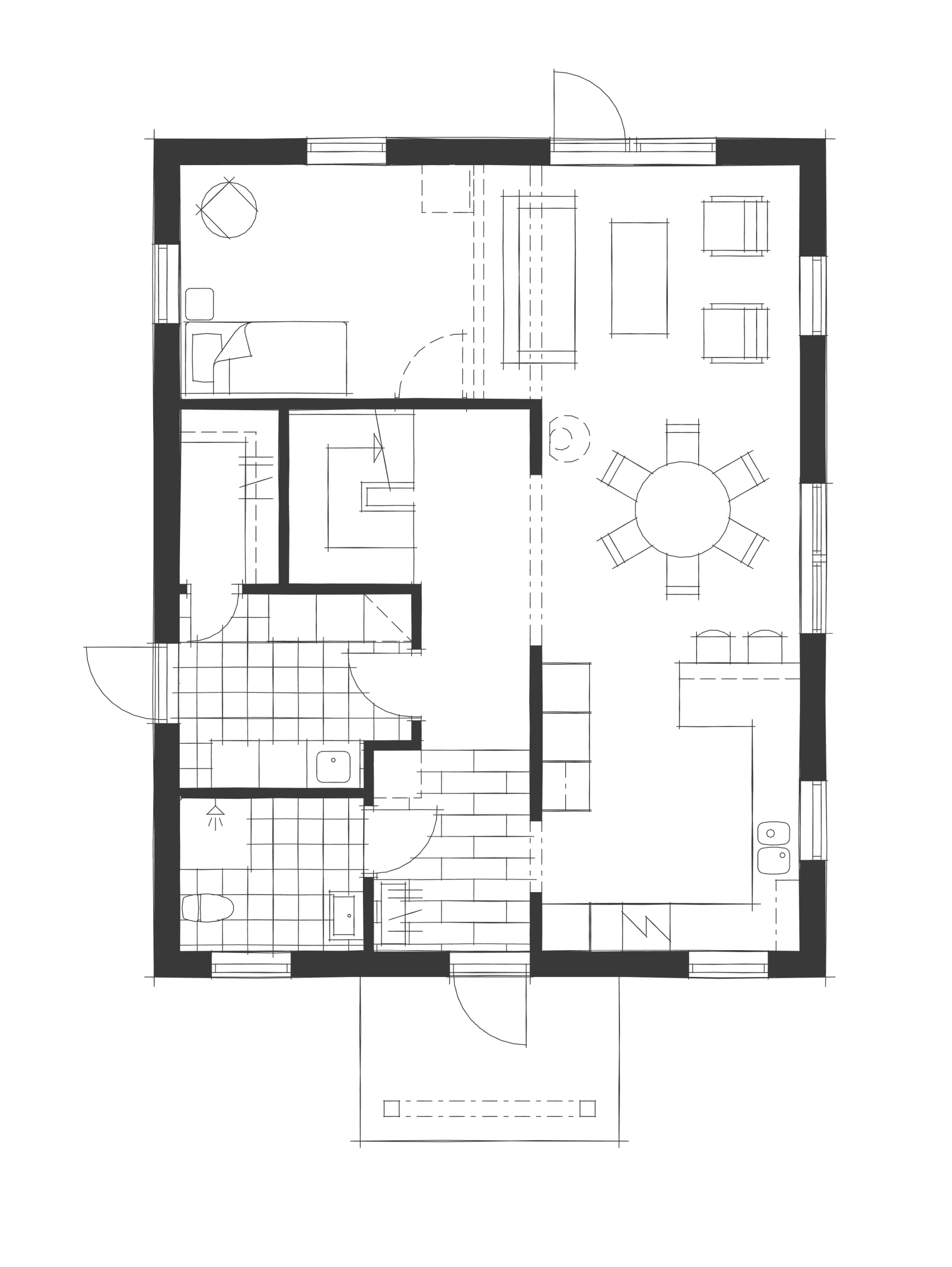 Villa Hjärtlanda planritning 2